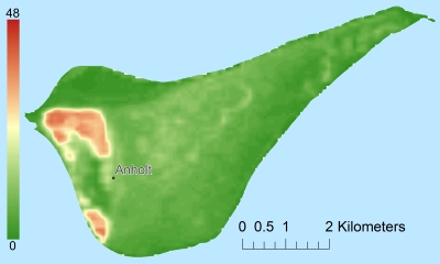 Anholt Digital terrain model - DTM
