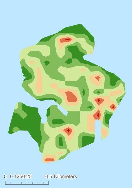 Isola di Murano Digital terrain model - DTM