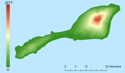 Jan Mayen Digital terrain model - DTM