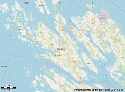 Fosnøyna map