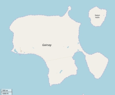 Gairsay map