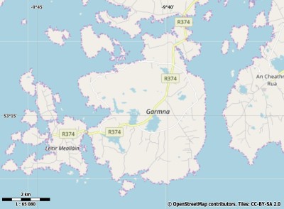 Gorumna map