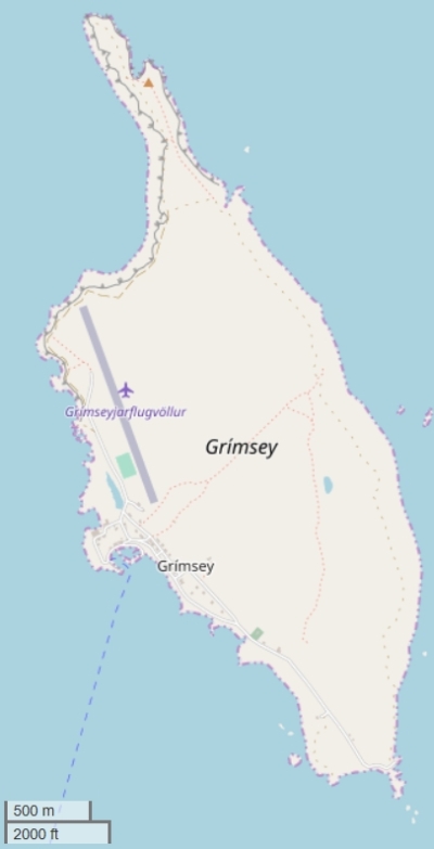 Grímsey map
