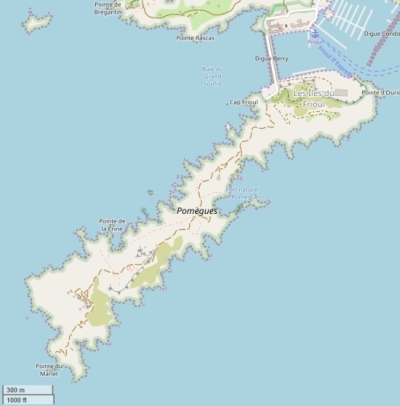 Île Pomègues map