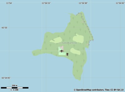 Isola Bisentina map