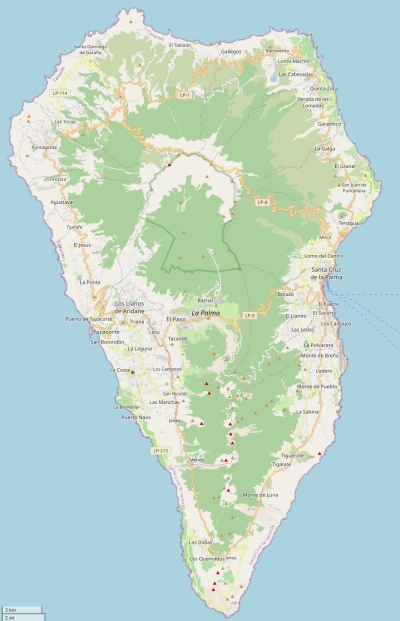 La Palma map