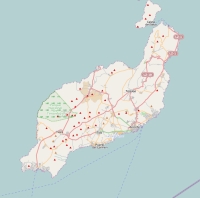 Lanzarote map