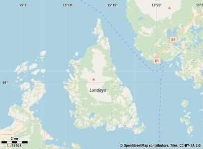 Lundøya map