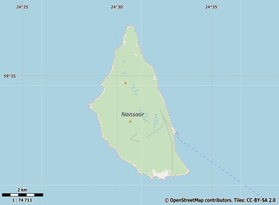 Naissaar map