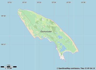 Osmussaar map