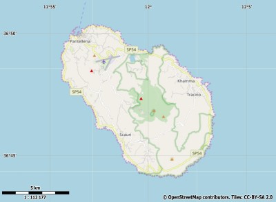 Pantelleria map
