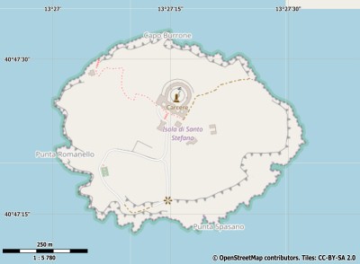 Santo Stefano map