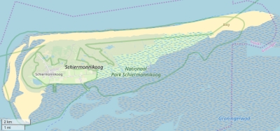 Schiermonnikoog map