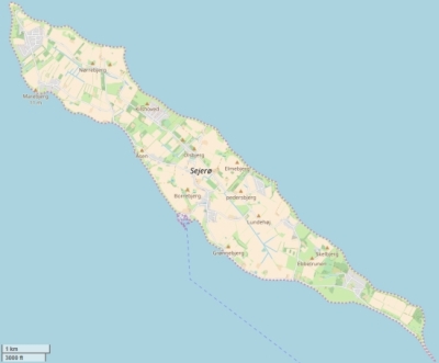 Sejerø map